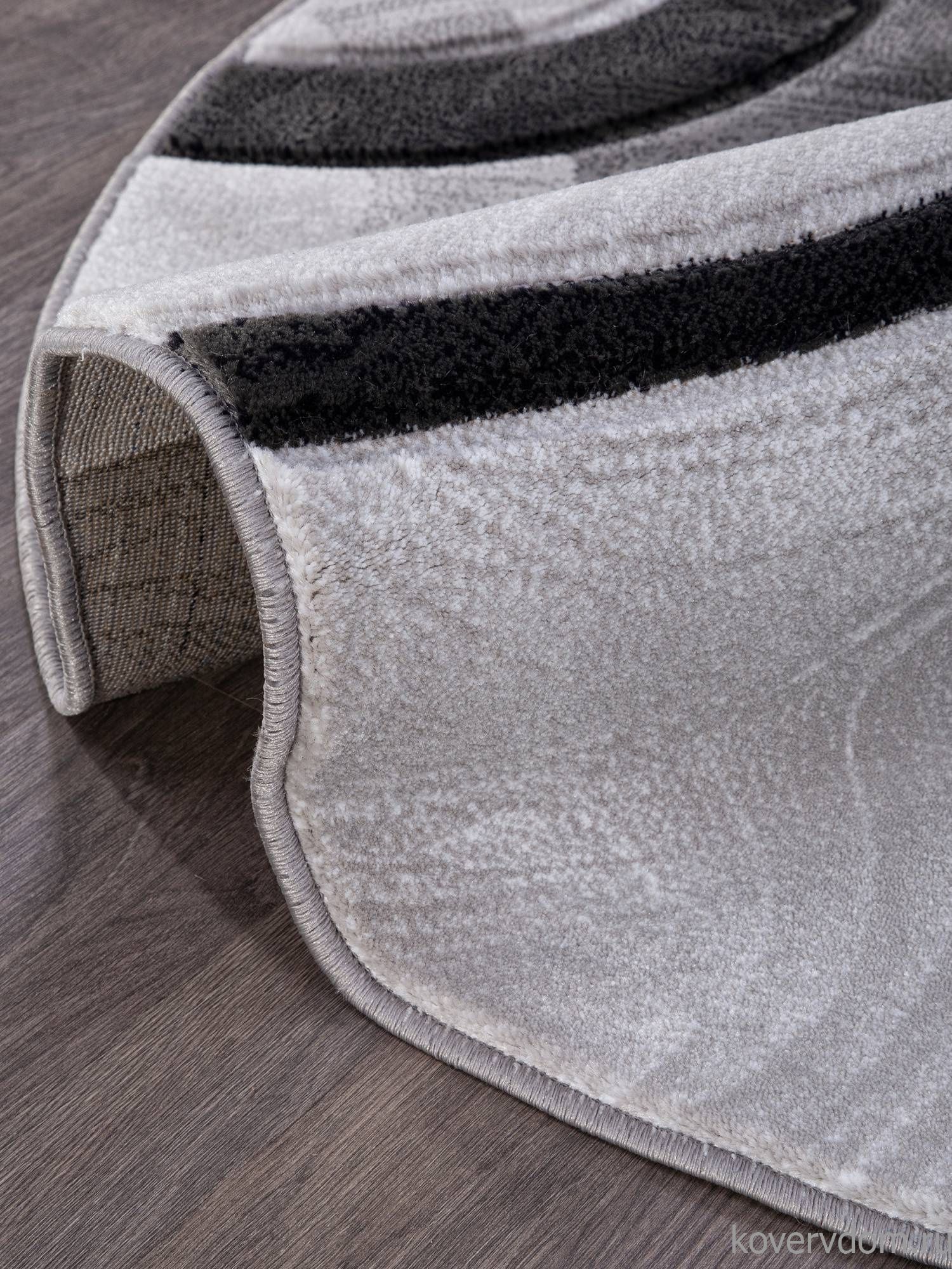 Ковер MEGA CARVING 4783 GRAY Круг