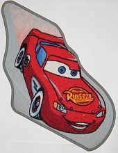 Детский ковер Тачки на резиновой основе Дисней Молния Маккуин С20040