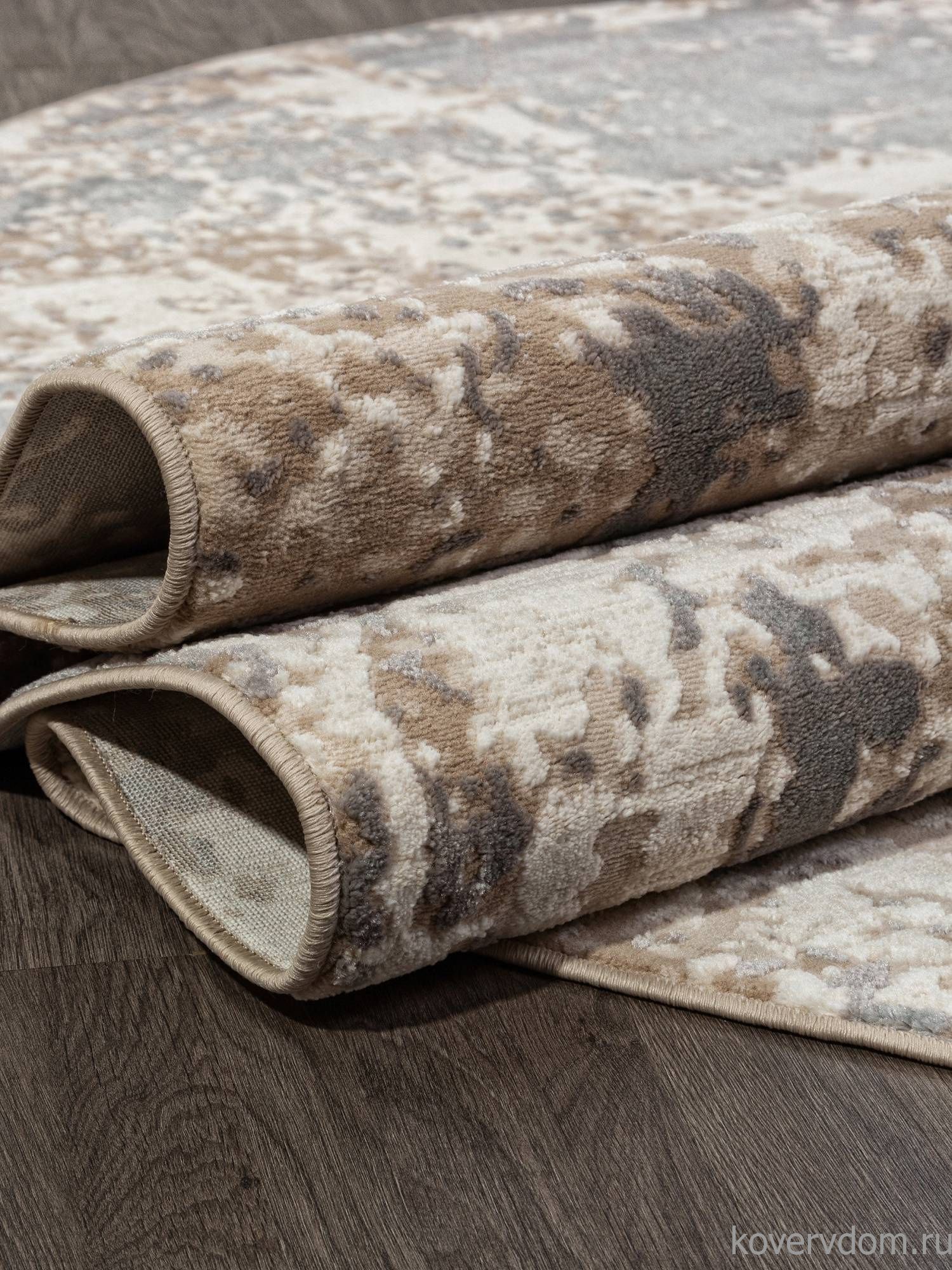 Ковер SIESTA M028A CREAM / GRAY Овал