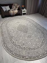 Овальный ковер из Турции ARMINA GA007G GREY / GREY Овал