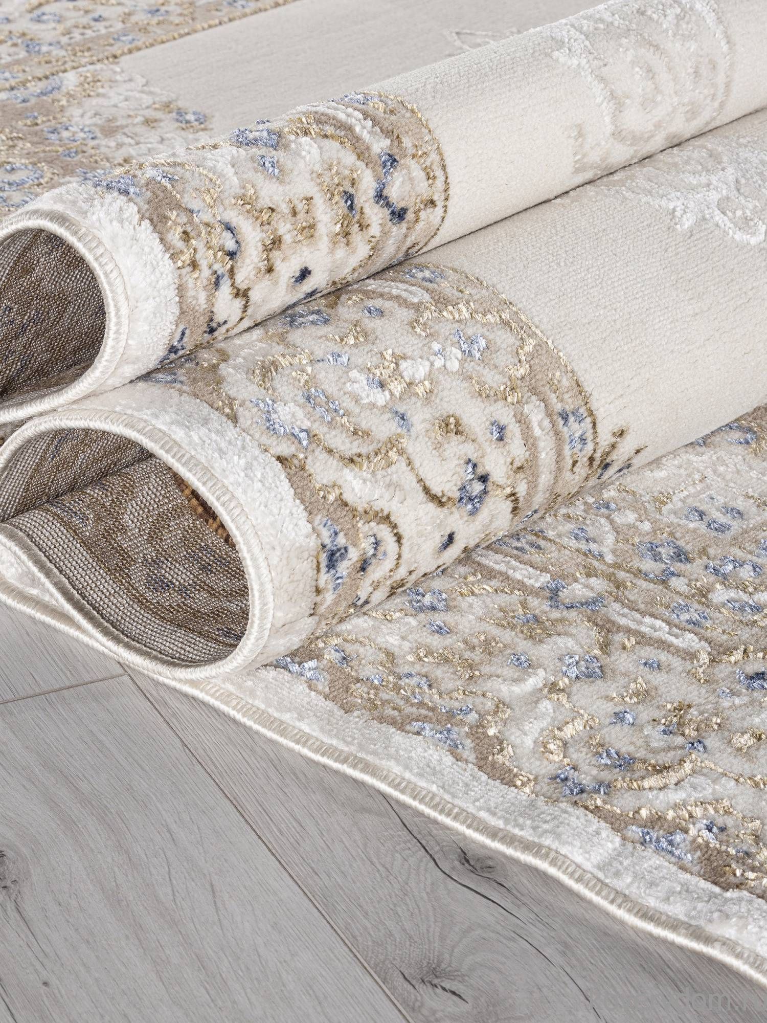 Ковер MOSSO 27236A CREAM / BLUE Ковер MOSSO 27236A CREAM / BLUE