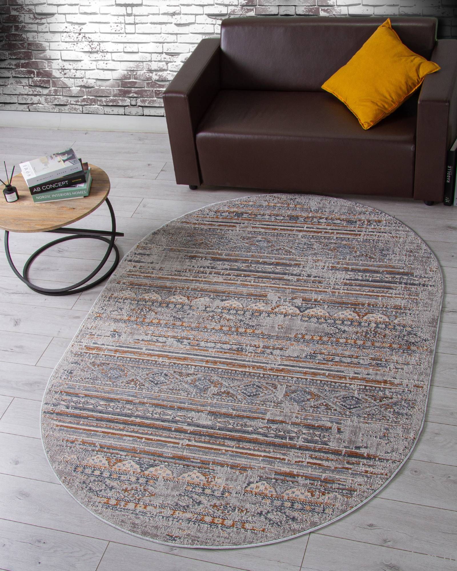 Ковер ZUMMA F260 ORANGE Овал Ковер ZUMMA F260 ORANGE Овал