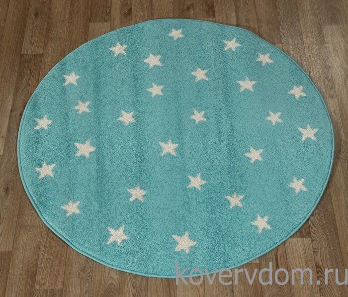 Ковер детский FUNKY TOP STARF blue ROUND