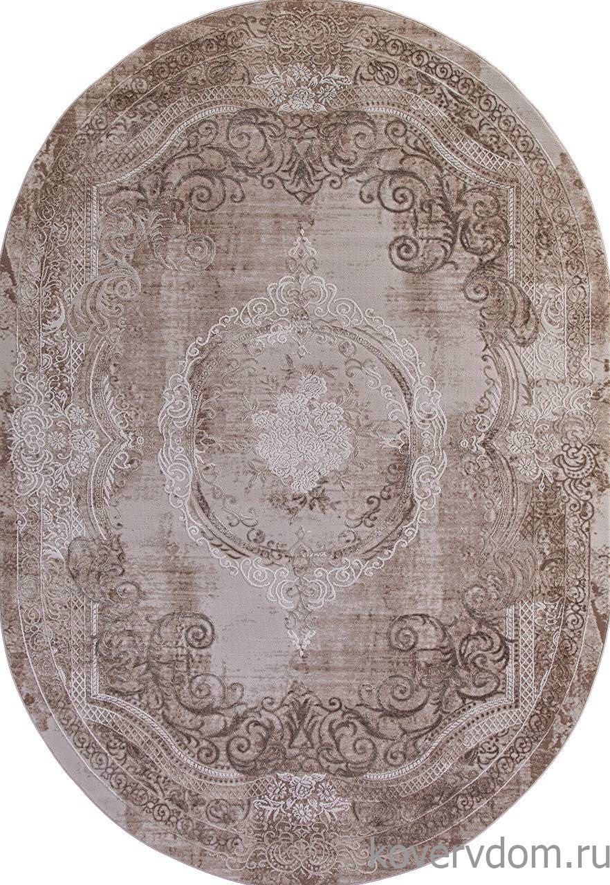 Ковер ARMINA 03707A BROWN / BROWN Овал Ковер ARMINA 03707A BROWN / BROWN Овал