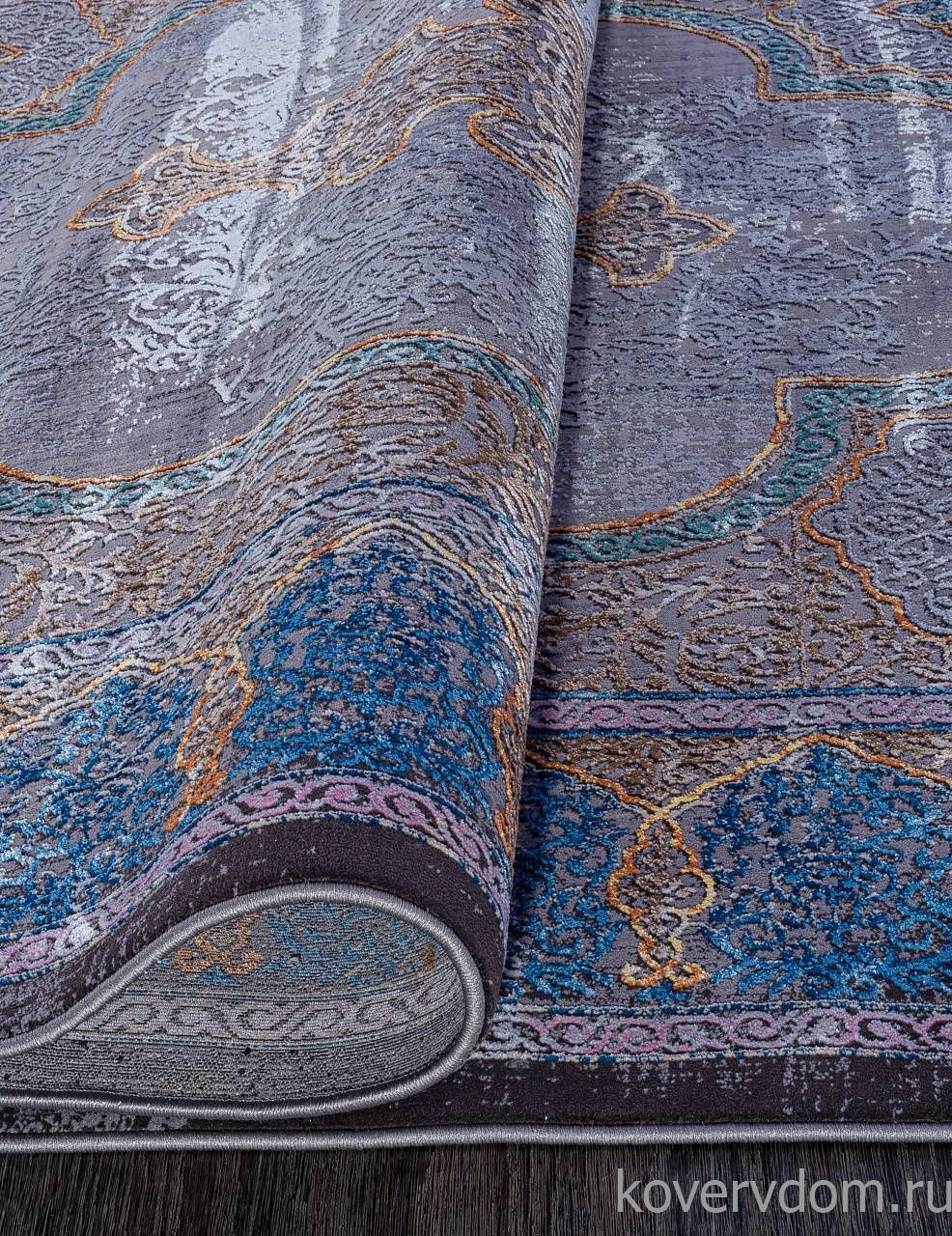 Ковер QUARES 31464 975 GREY GOLD Ковер QUARES 31464 975 GREY GOLD