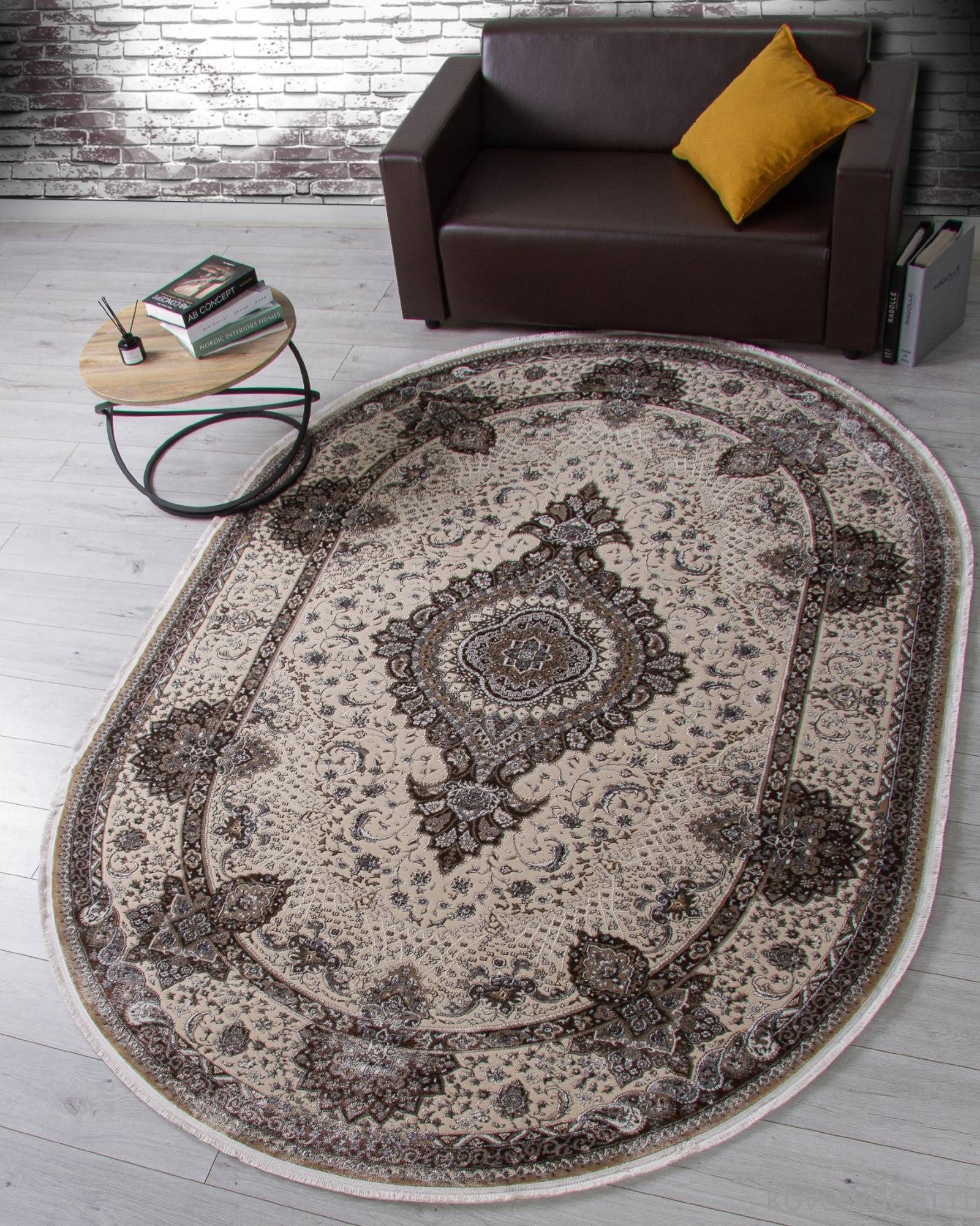 Ковер DOLCE D414 BEIGE Овал