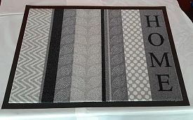 Грязезащитный коврик Ntrance Graphic Home 50 0.6х0.8 серый