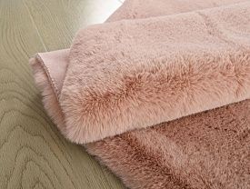 Ковер розовый RABBIT PREMIUM MS1000 PINK Круг