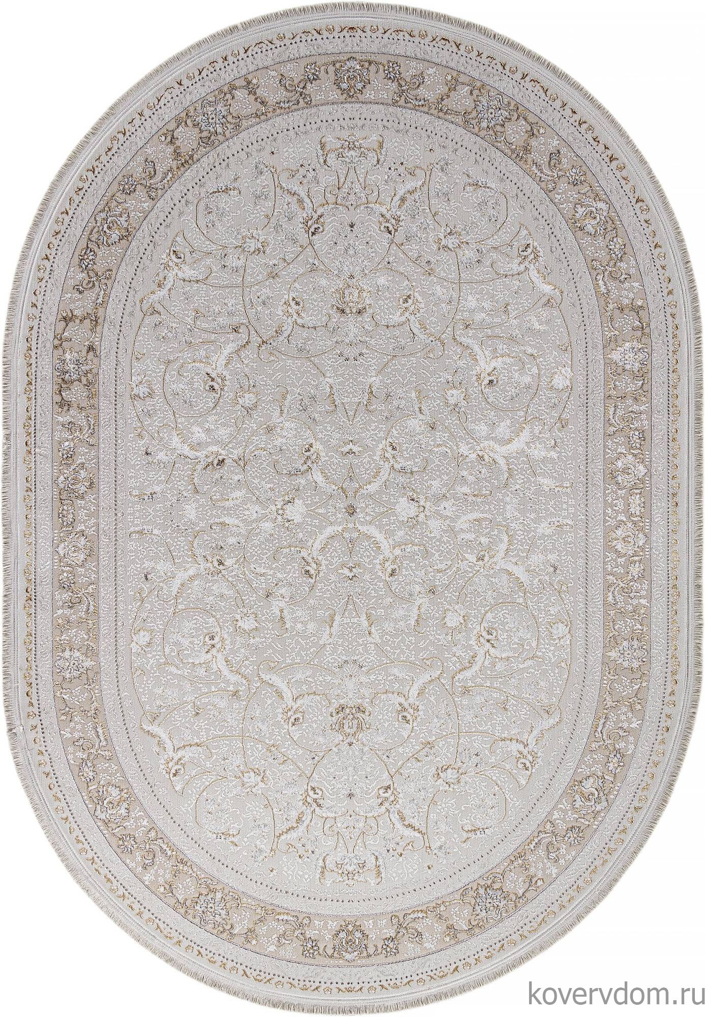 Ковер ZARINA M101B CREAM / CREAM Овал Ковер ZARINA M101B CREAM / CREAM Овал