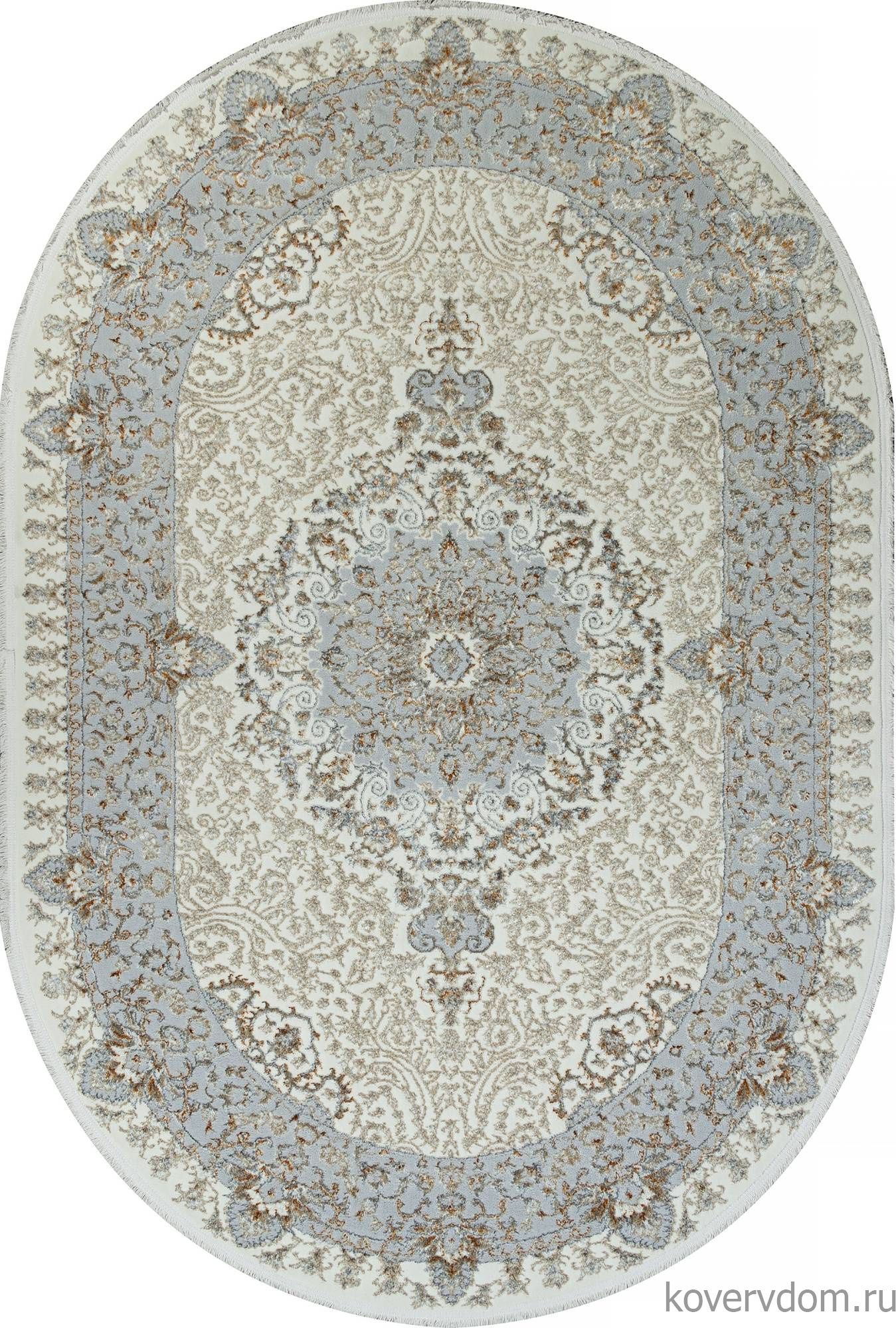 Ковер SAHARA 06066A CREAM FDY / CREAM HB Овал Ковер SAHARA 06066A CREAM FDY / CREAM HB Овал