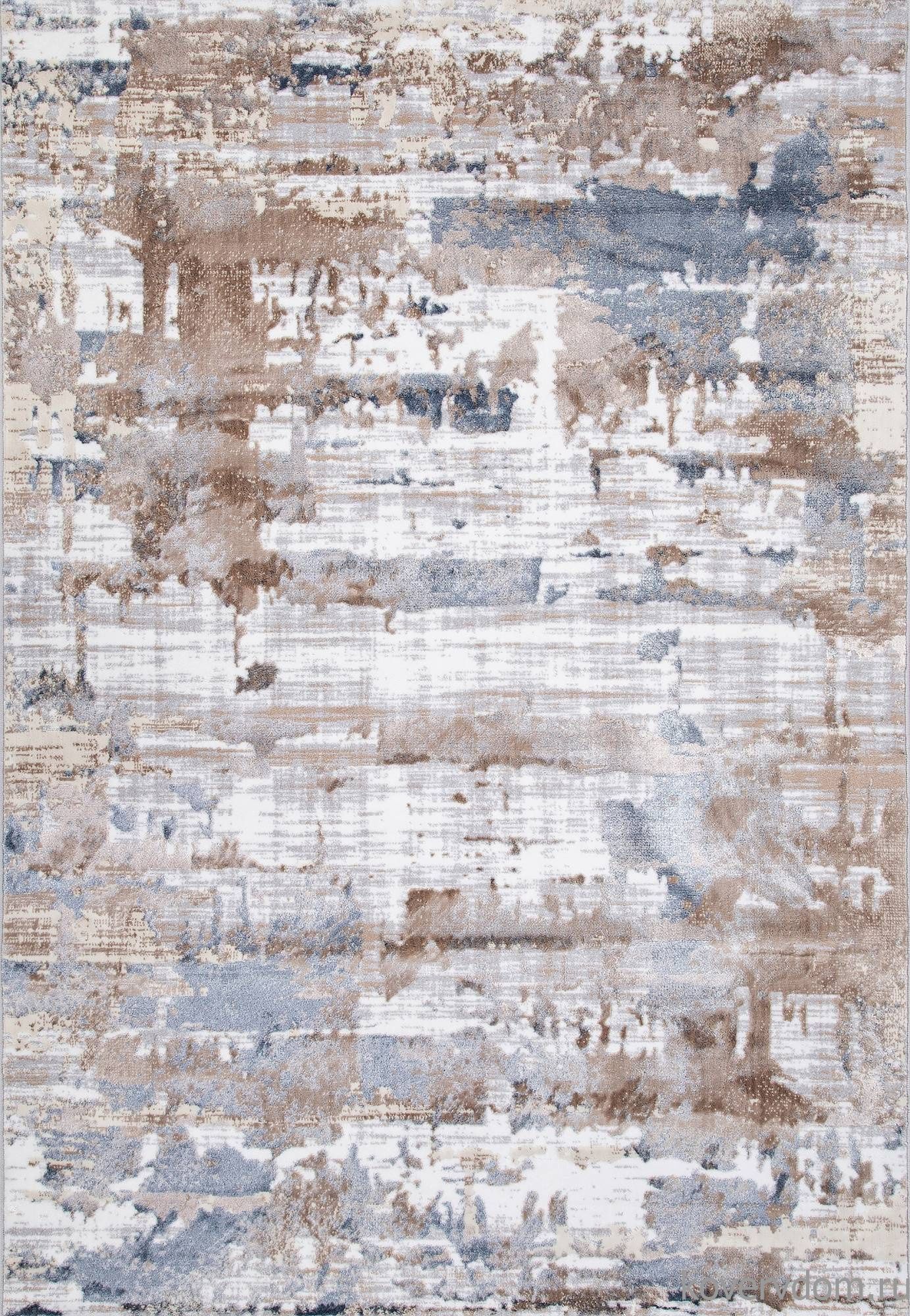 Ковер PERU D062A CREAM SHIRINK / BLUE FDY