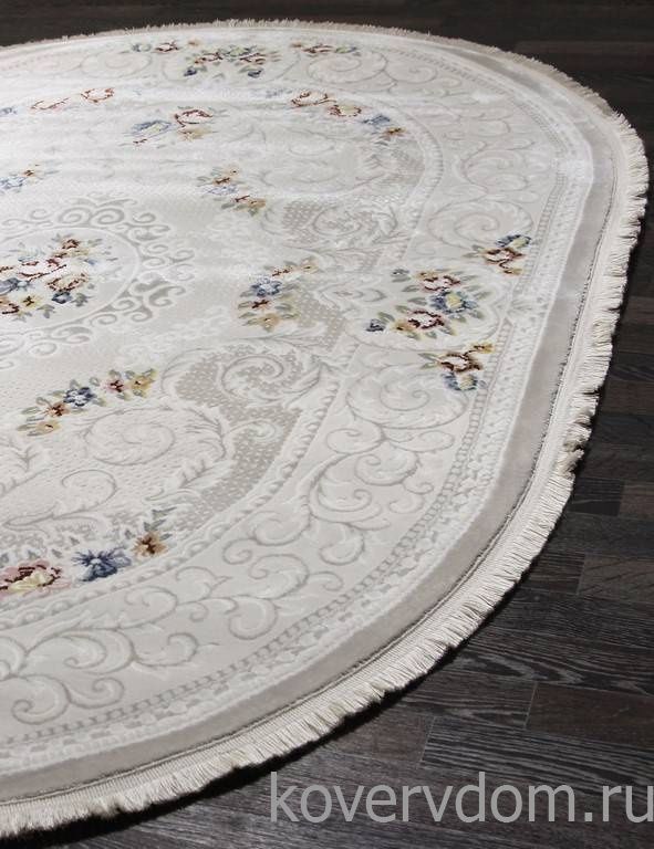 Ковер TRUVA 08325A BEIGE / BEIGE Овал