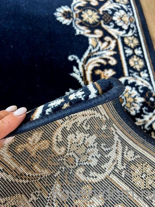 Ковровая дорожка Кремлевская темно-синяя 40033-38