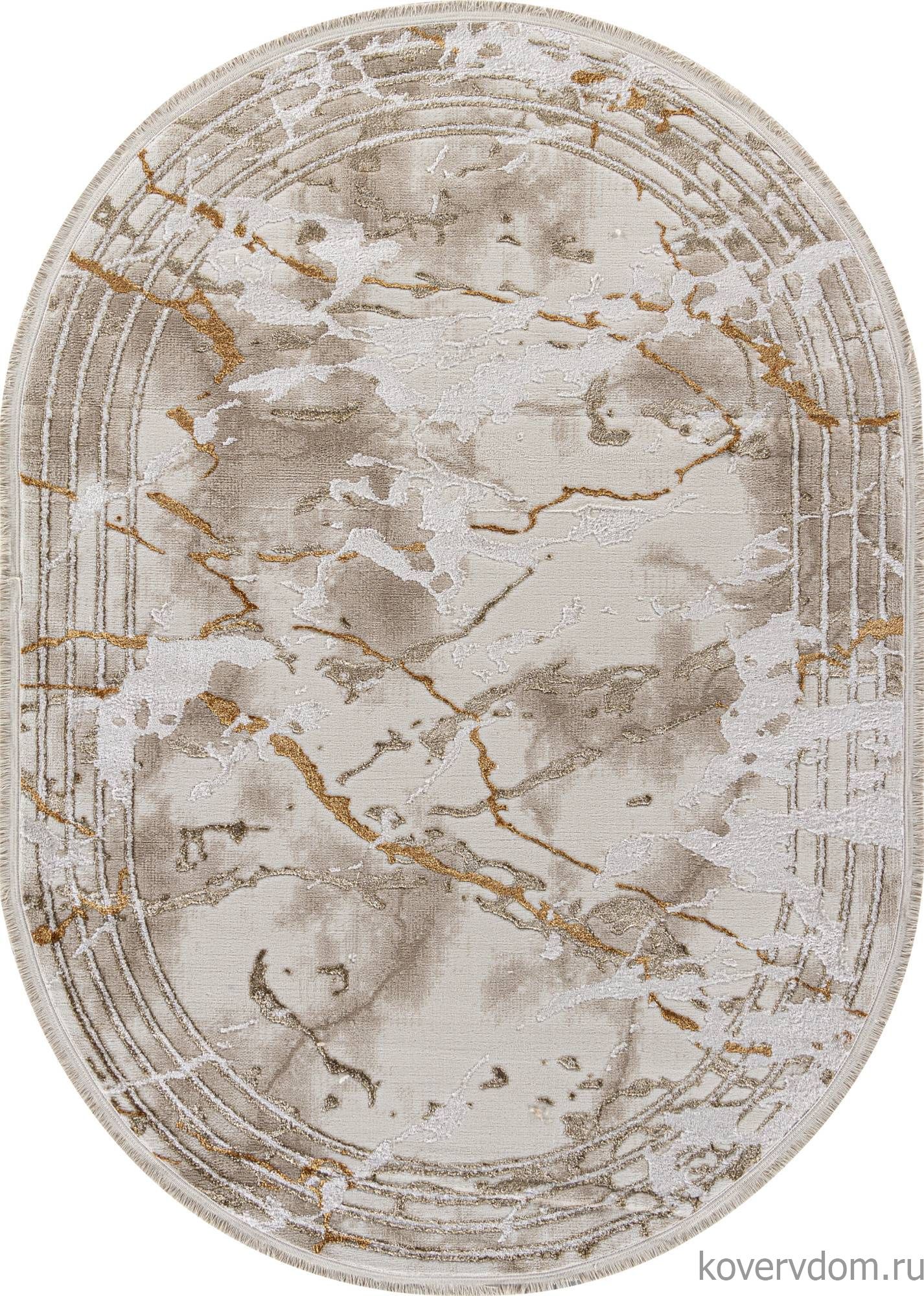 Ковер MOSSO 27243A CREAM / BEIGE Овал Ковер MOSSO 27243A CREAM / BEIGE Овал