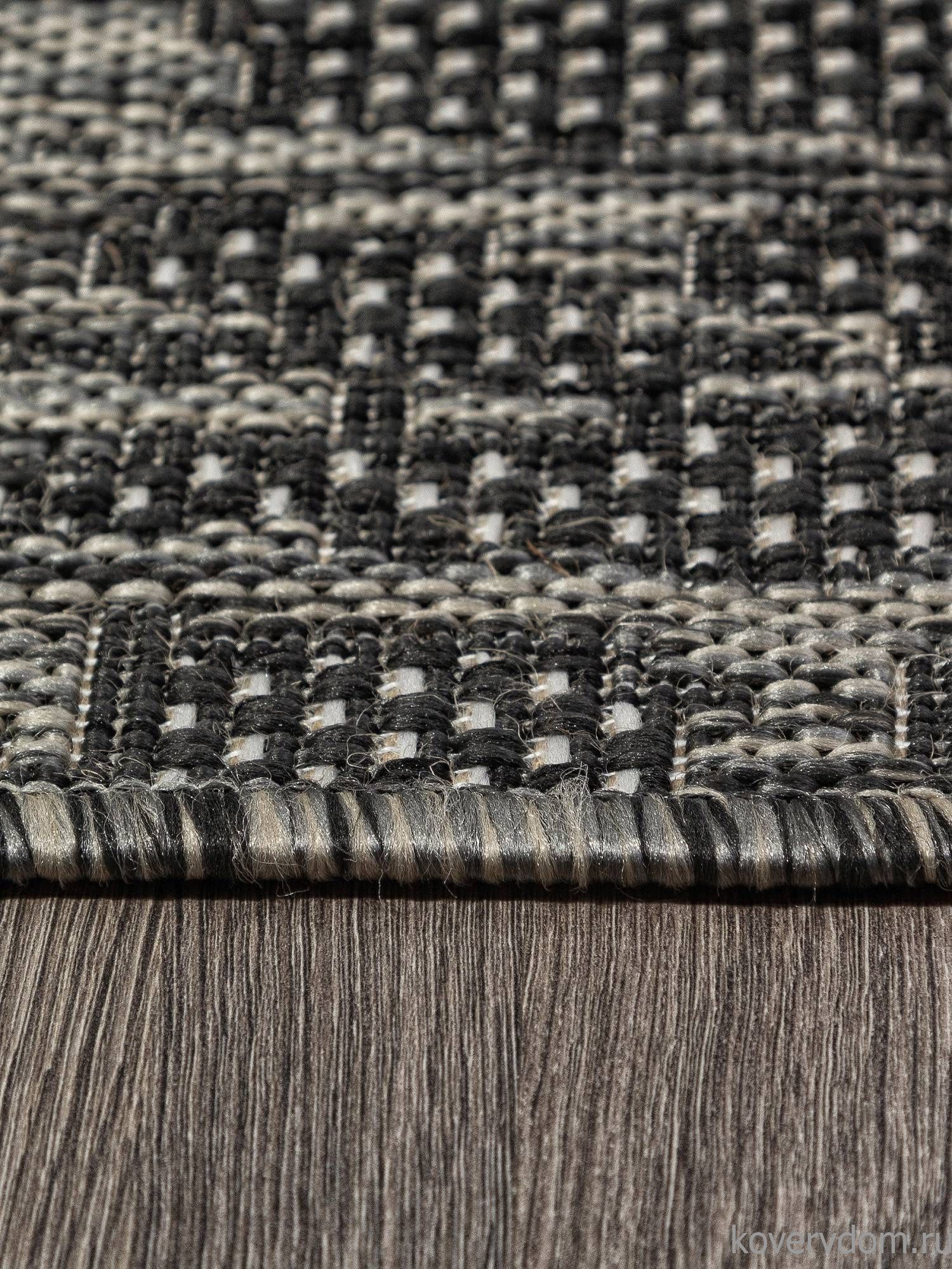 Ковер-циновка KAIR S136 BLACK-GRAY Ковер-циновка KAIR S136 BLACK-GRAY