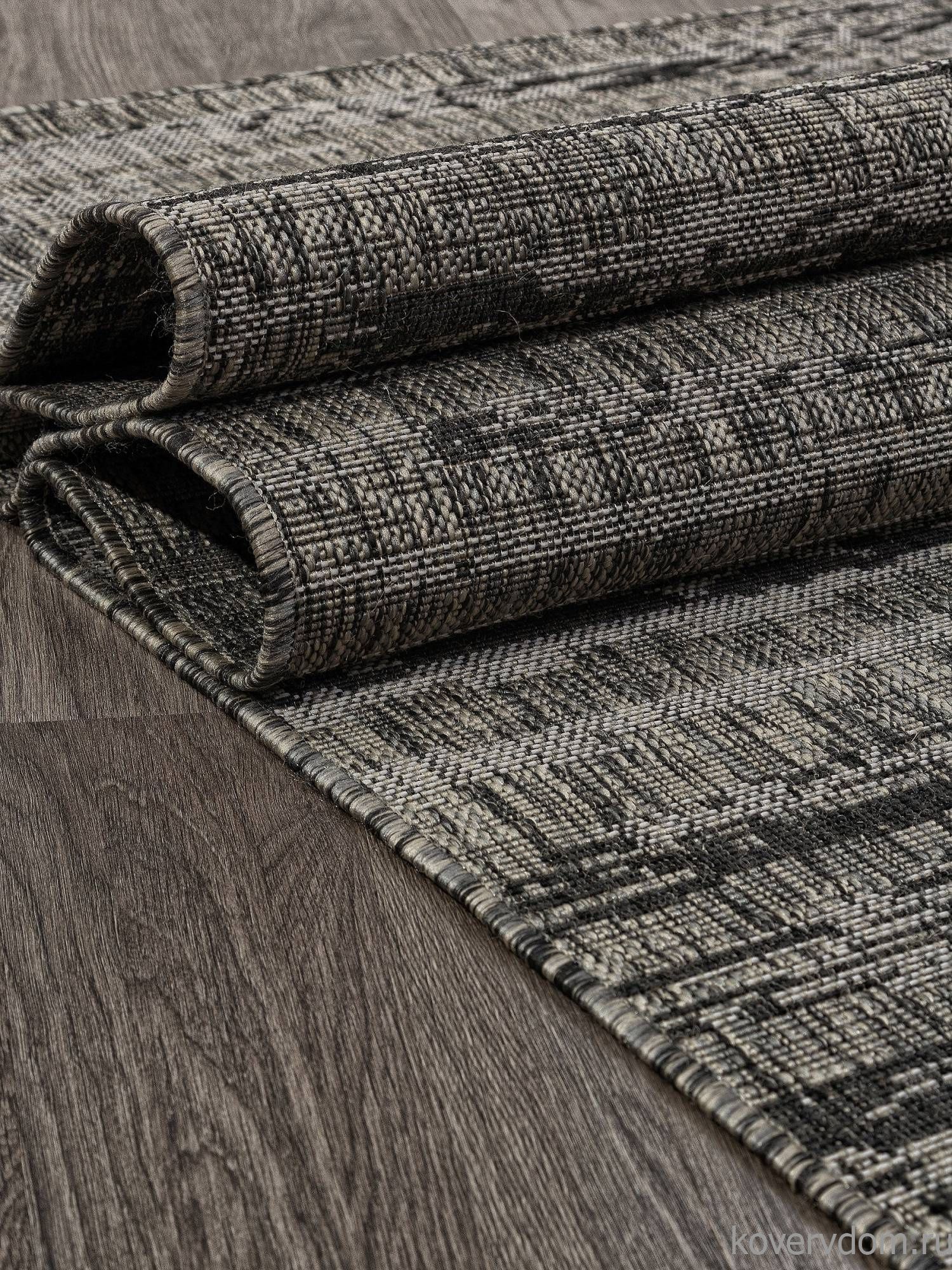Ковер-циновка KAIR S143 BLACK-GRAY Ковер-циновка KAIR S143 BLACK-GRAY