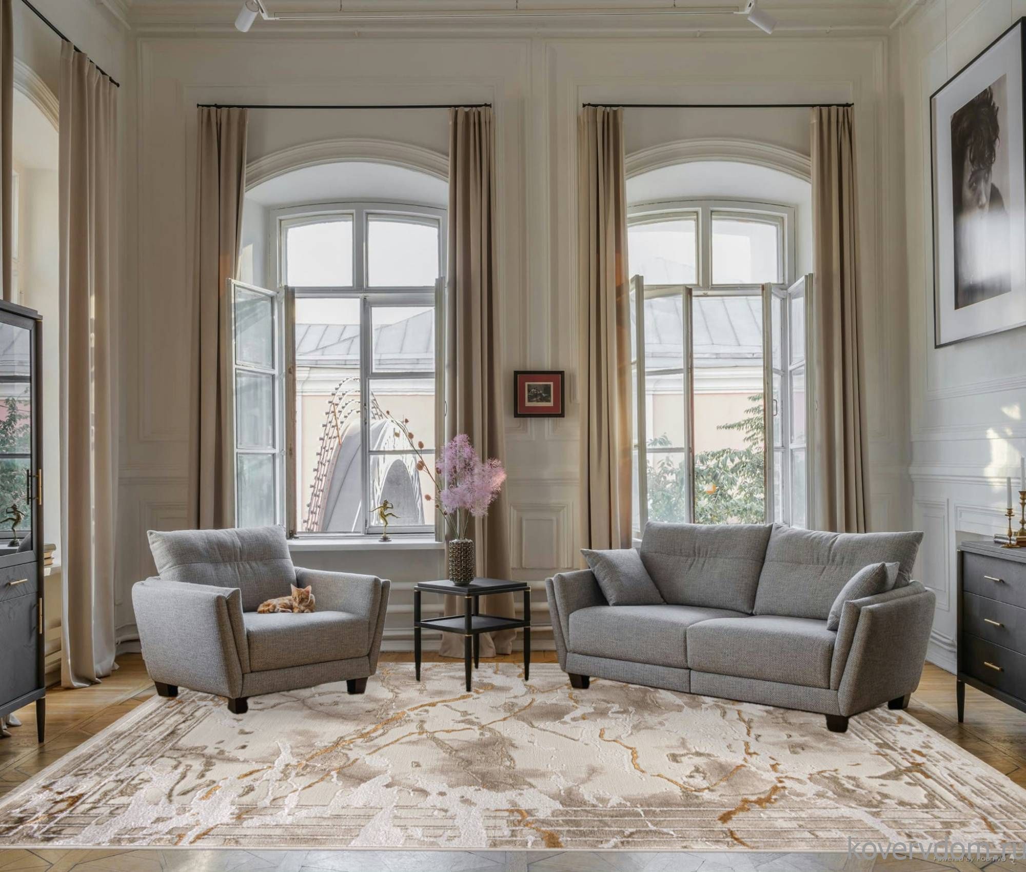 Ковер MOSSO 27243A CREAM / BEIGE Ковер MOSSO 27243A CREAM / BEIGE