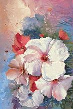 Шерстяной ковер Hunnu Цветы 6A2362-165