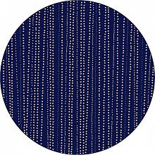 Яркий ковер Абстракция 40174-38 КРУГ темно-синий