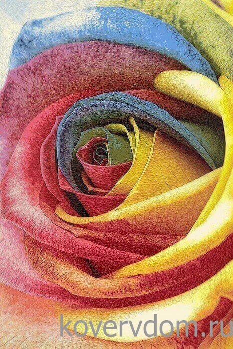 Шерстяной ковер Hunnu R 6A1857 175 Роза