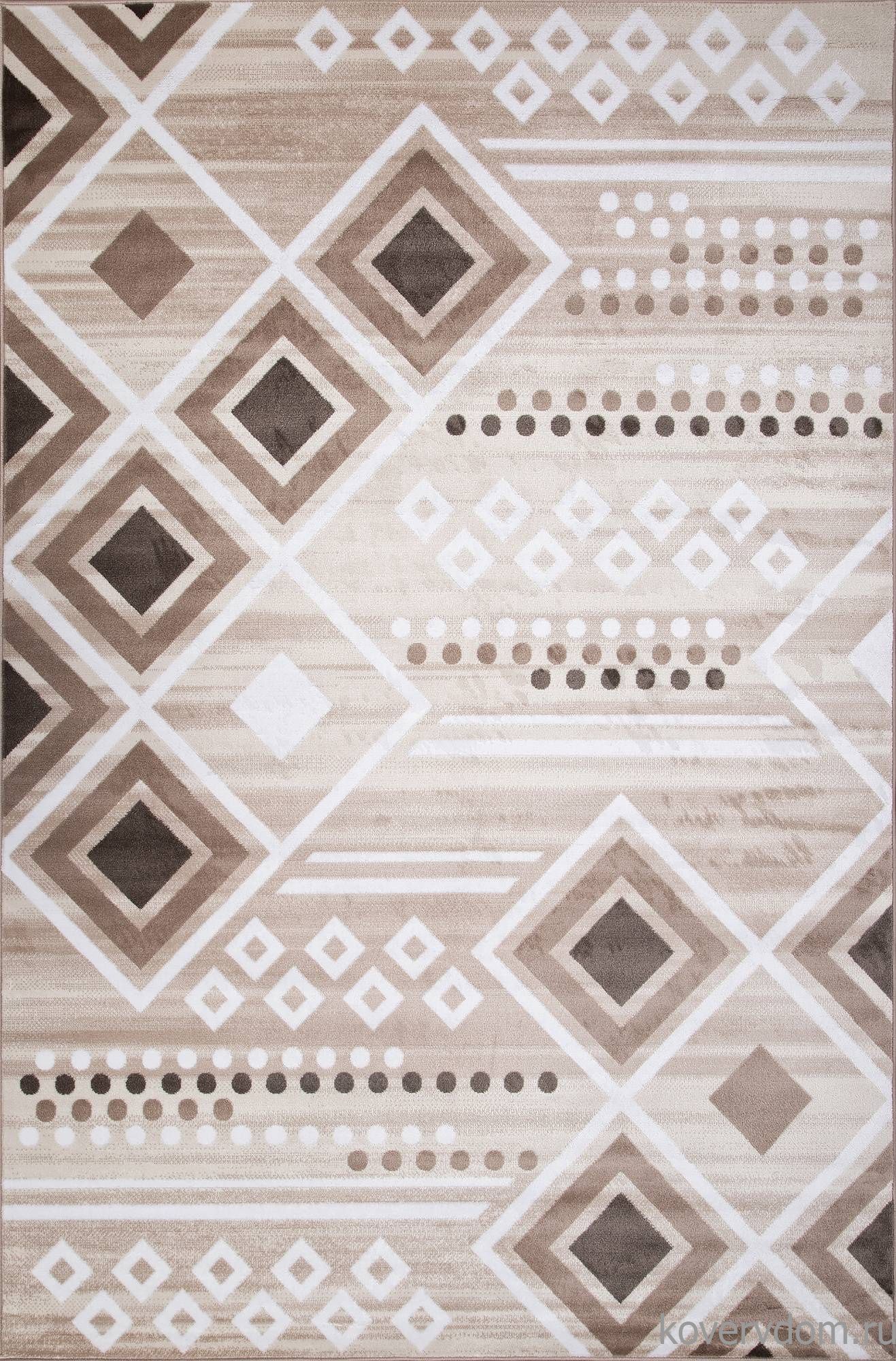 Ковер VALENCIA DELUXE D962 CREAM-BROWN Ковер VALENCIA DELUXE D962 CREAM-BROWN