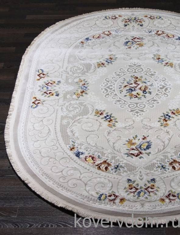 Ковер TRUVA 08325A BEIGE / BEIGE Овал