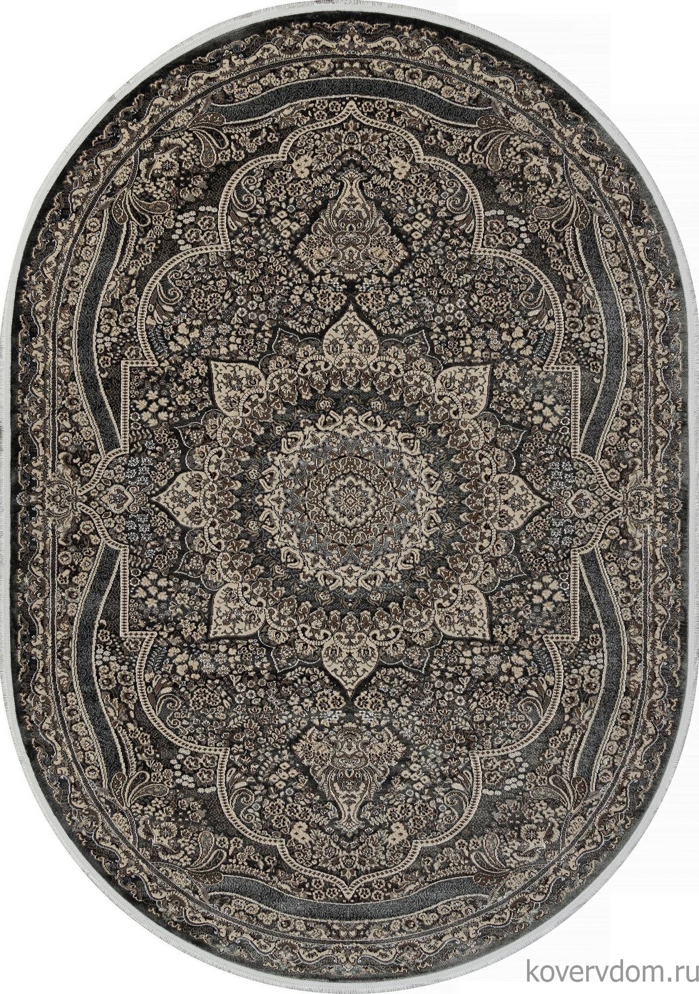 Ковер DOLCE D415 DARK GRAY Овал Ковер DOLCE D415 DARK GRAY Овал