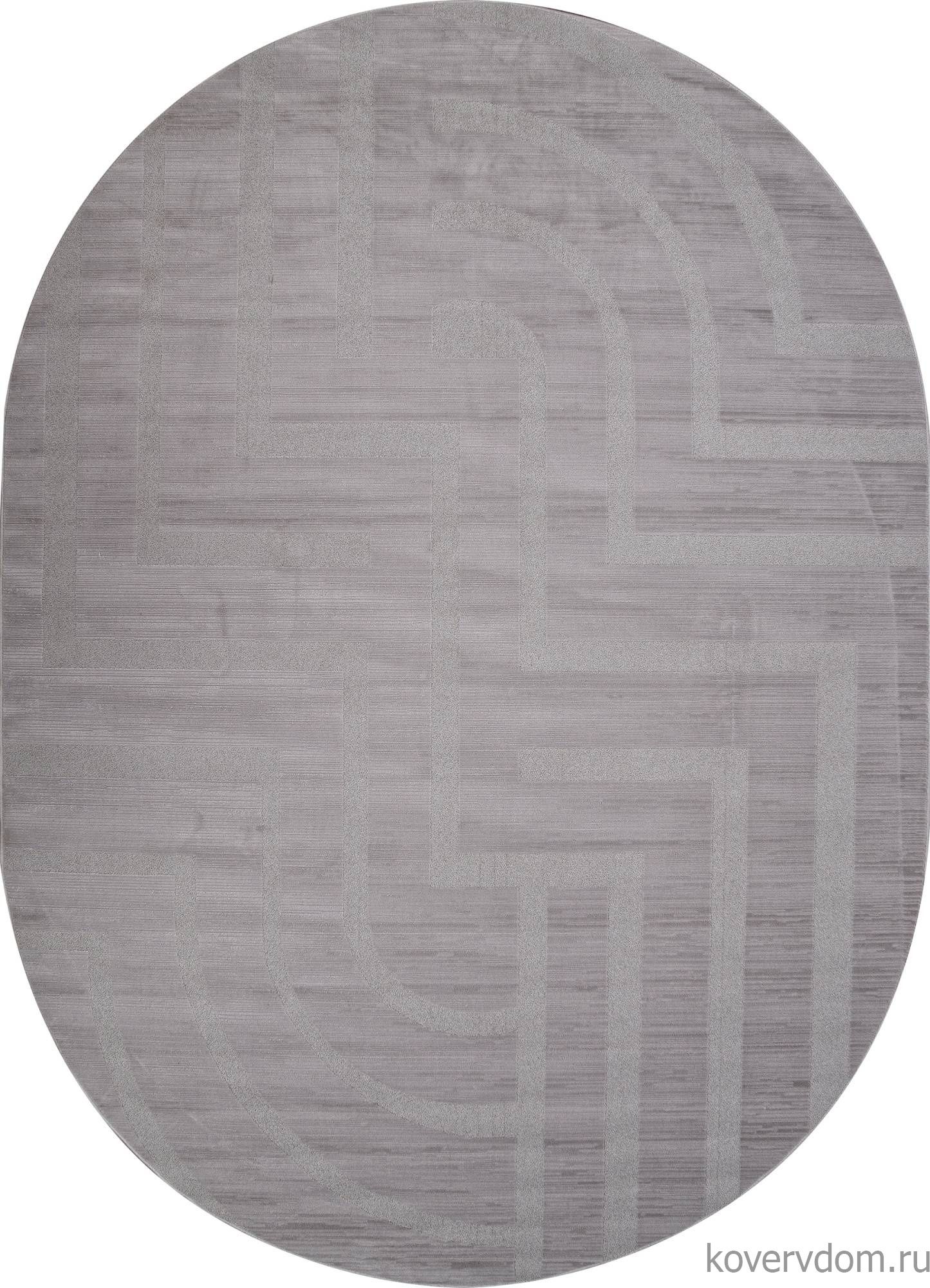 Ковер DIOS F439 GRAY Овал