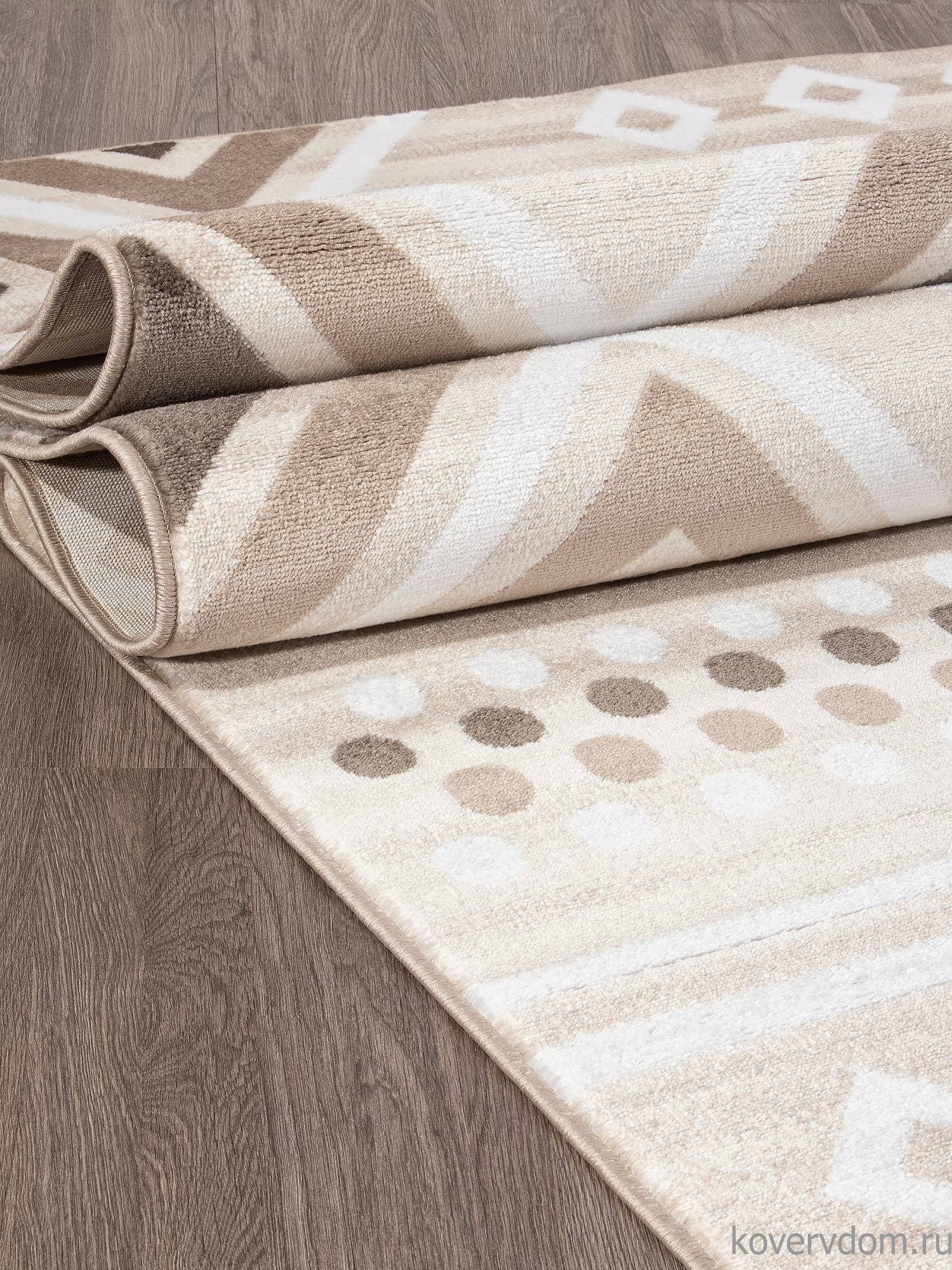 Ковер VALENCIA DELUXE D962 CREAM-BROWN Ковер VALENCIA DELUXE D962 CREAM-BROWN