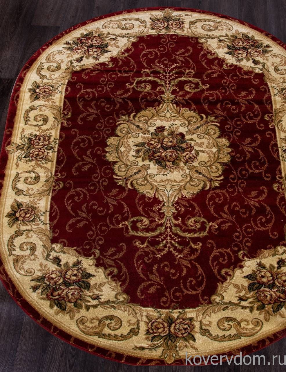 Ковер OLYMPOS D467 RED Овал