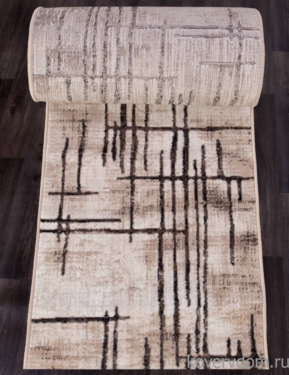 Ковровая Дорожка SIERRA D717 BEIGE-BROWN