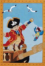 Ковер Boing Carpet детский ручной работы Captn Sharky 2366-01