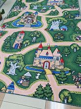 Детский ковер в детский сад-палас Сказочный городок
